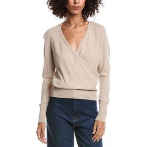 Forte Cashmere Womens  Drape Surplus Cashmere Pullover, Brown